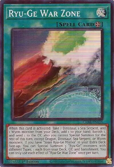Ryu-Ge War Zone (CRBR-EN036) [Crossover Breakers]