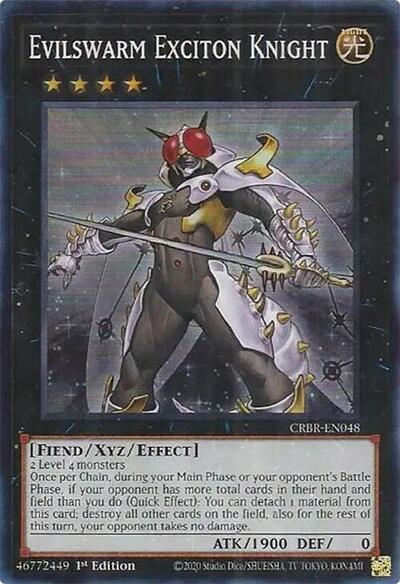 Evilswarm Exciton Knight (SR) (CRBR-EN048) [Crossover Breakers]