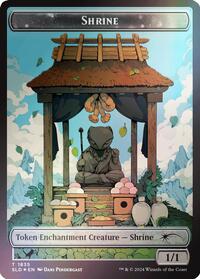 Shrine Token (Rainbow Foil) (1835) [Secret Lair Drop Series]