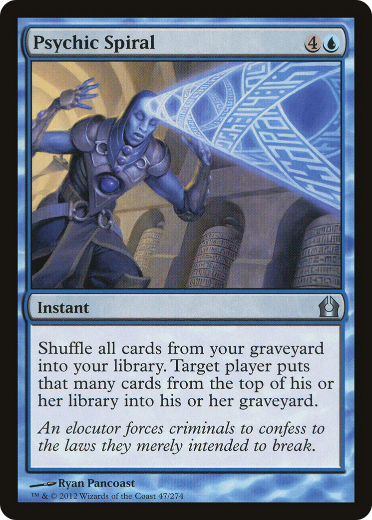 Psychic Spiral (RTR-047) - Return to Ravnica Foil