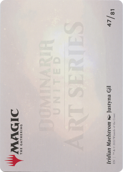 Iridian Maelstrom // Iridian Maelstrom (ADMU-047) - Dominaria United Art Series (Borderless)