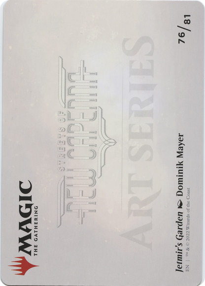 Jetmir's Garden // Jetmir's Garden (ASNC-076) - New Capenna Art Series (Borderless) Foil