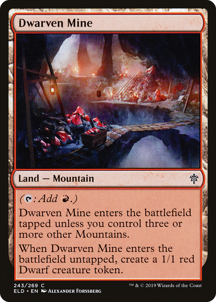 Dwarven Mine (ELD-243) - Throne of Eldraine Foil