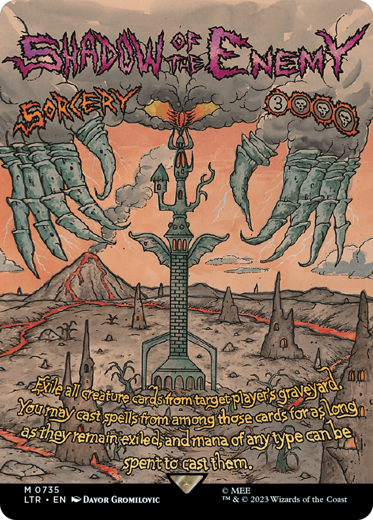 Shadow of the Enemy (Borderless Poster) (LTR-735) - The Lord of the Rings: Tales of Middle-earth (Borderless)