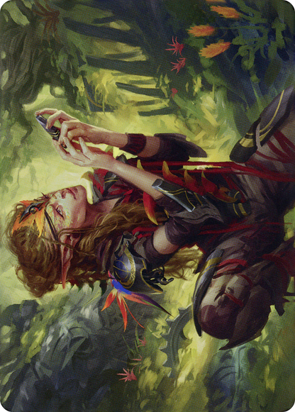 Meria, Scholar of Antiquity // Meria, Scholar of Antiquity (ADMU-050) - Dominaria United Art Series (Borderless) Foil