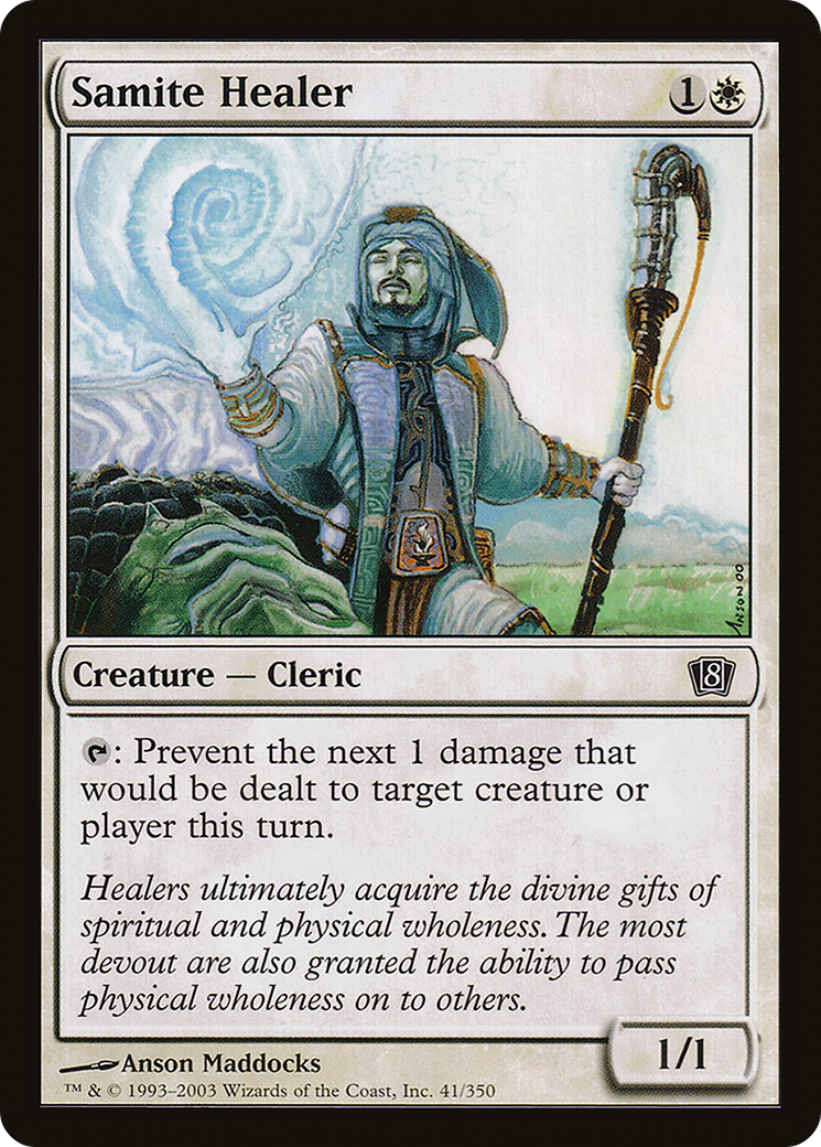 Samite Healer (8ED-41★) - 8th Edition Foil