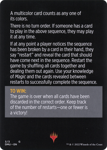 Telepathic Transmission // Telepathic Transmission (cont'd) (MDMU-003) - Dominaria United Minigames Foil