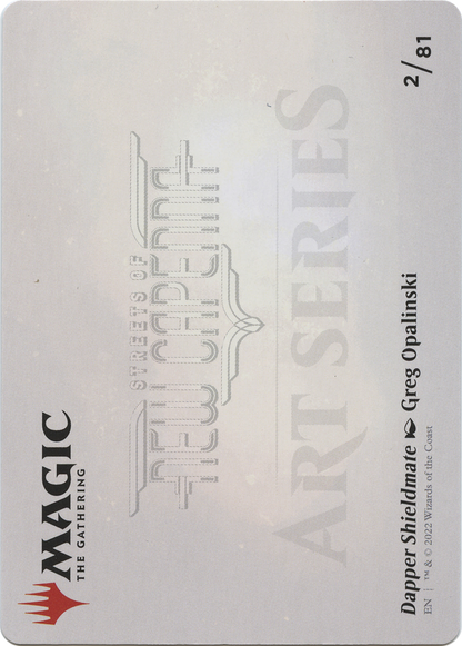 Dapper Shieldmate // Dapper Shieldmate (ASNC-002) - New Capenna Art Series (Borderless) Foil