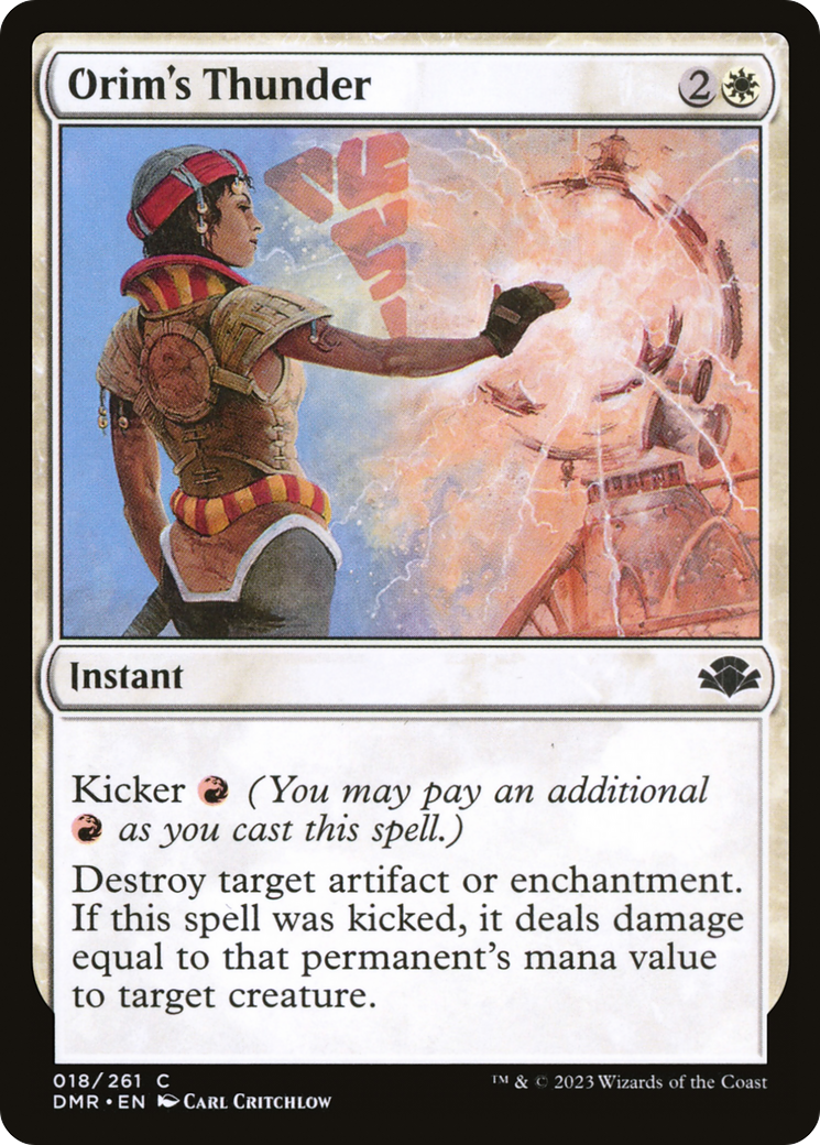 Orim's Thunder (DMR-018) - Dominaria Remastered