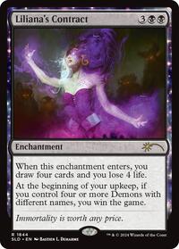 Liliana's Contract (1844) (1844) [Secret Lair Drop Series]