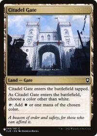 Citadel Gate (349/361) [The List Reprints]