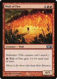 Wall of Fire (156) [Magic 2013 (M13)]