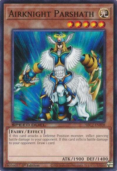 Airknight Parshath (SBC2-ENF08) [Speed Duel: Battle City Finals]