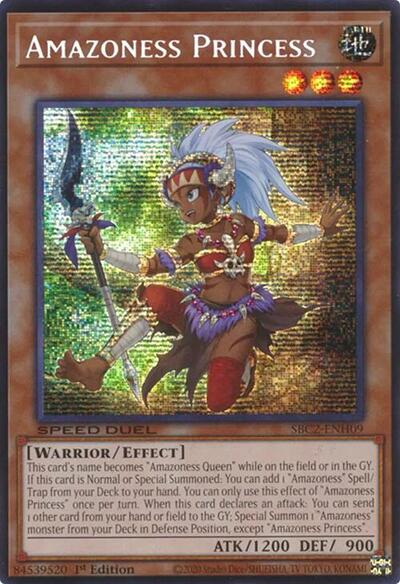 Amazoness Princess (PSR) (SBC2-ENH09) [Speed Duel: Battle City Finals]