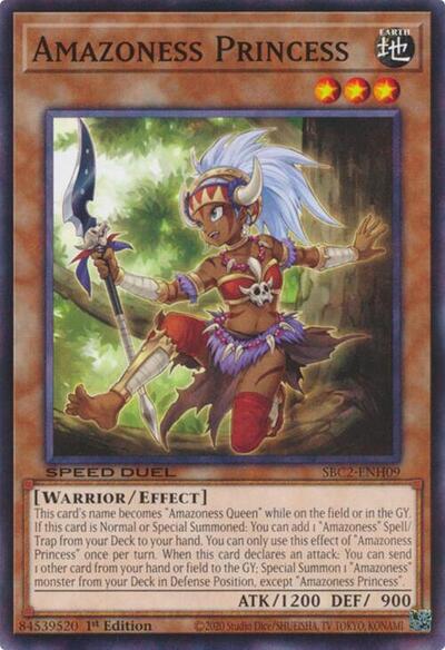 Amazoness Princess (SBC2-ENH09) [Speed Duel: Battle City Finals]