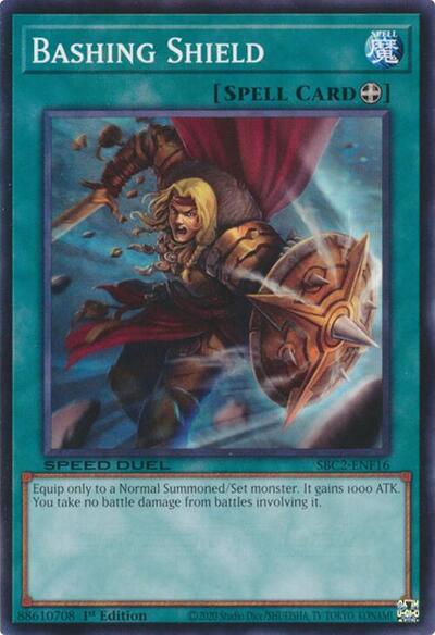Bashing Shield (SBC2-ENF16) [Speed Duel: Battle City Finals]