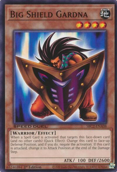 Big Shield Gardna (SBC2-ENA08) [Speed Duel: Battle City Finals]