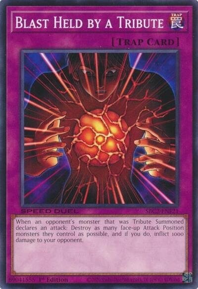 Blast Held by a Tribute (SBC2-ENF21) [Speed Duel: Battle City Finals]