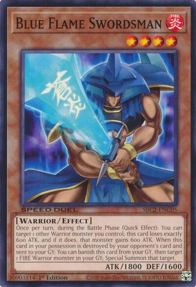 Blue Flame Swordsman (SBC2-ENC05) [Speed Duel: Battle City Finals]