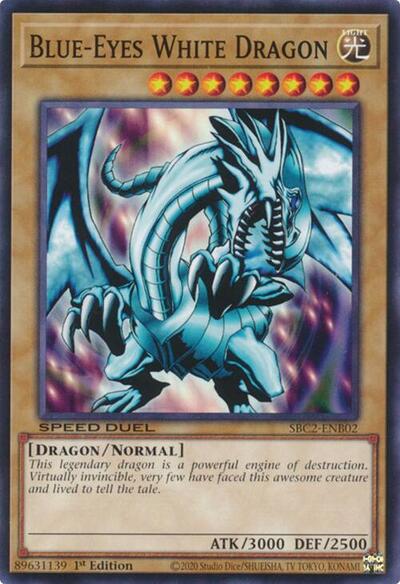 Blue-Eyes White Dragon (SBC2-ENB02) [Speed Duel: Battle City Finals]