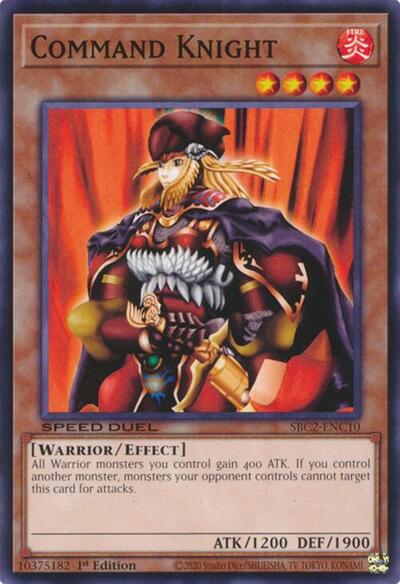 Command Knight (SBC2-ENC10) [Speed Duel: Battle City Finals]