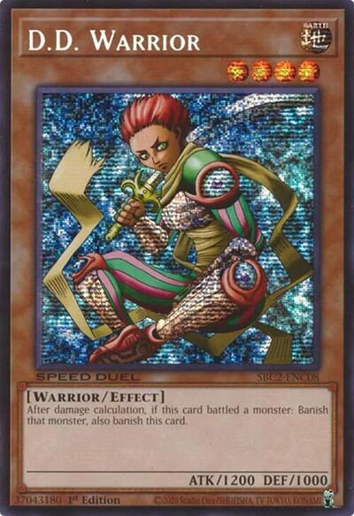 D.D. Warrior (PSR) (SBC2-ENC08) [Speed Duel: Battle City Finals]