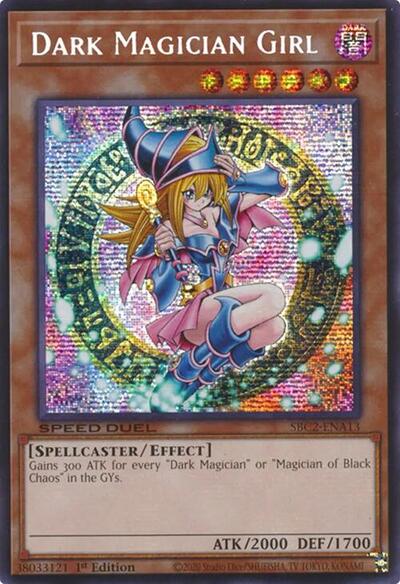 Dark Magician Girl (PSR) (SBC2-ENA13) [Speed Duel: Battle City Finals]