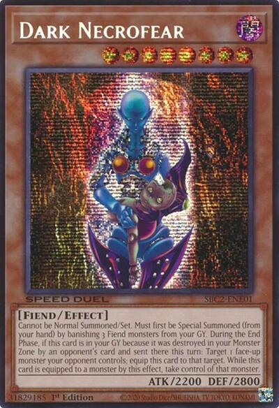 Dark Necrofear (PSR) (SBC2-ENE01) [Speed Duel: Battle City Finals]