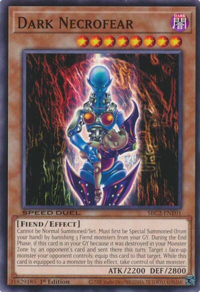 Dark Necrofear (SBC2-ENE01) [Speed Duel: Battle City Finals]