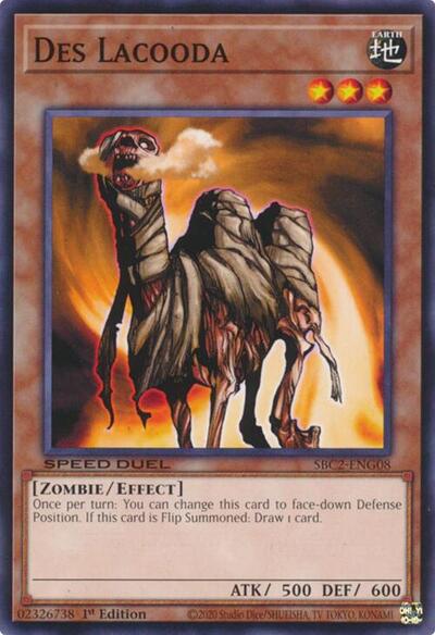 Des Lacooda (SBC2-ENG08) [Speed Duel: Battle City Finals]