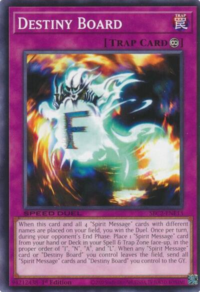 Destiny Board (SBC2-ENE13) [Speed Duel: Battle City Finals]