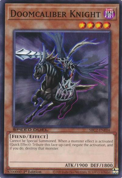 Doomcaliber Knight (SBC2-ENE04) [Speed Duel: Battle City Finals]