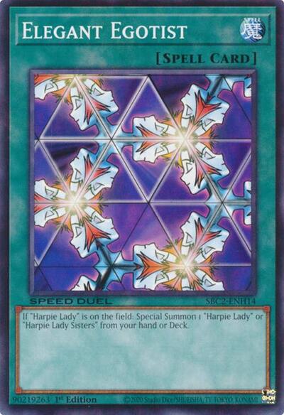 Elegant Egotist (SBC2-ENH14) [Speed Duel: Battle City Finals]