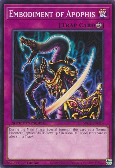 Embodiment of Apophis (SBC2-ENG14) [Speed Duel: Battle City Finals]