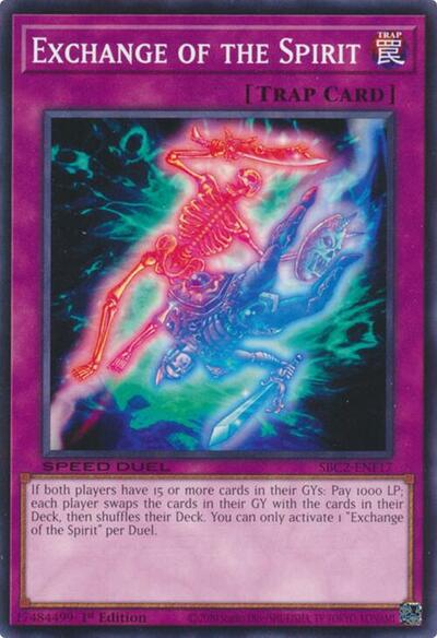 Exchange of the Spirit (SBC2-ENF17) [Speed Duel: Battle City Finals]
