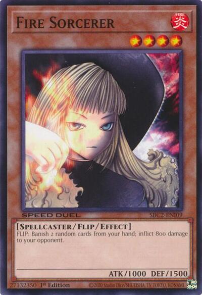 Fire Sorcerer (SBC2-ENI09) [Speed Duel: Battle City Finals]