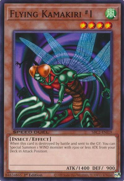 Flying Kamakiri #1 (SBC2-ENI19) [Speed Duel: Battle City Finals]