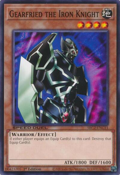 Gearfried the Iron Knight (SBC2-ENC11) [Speed Duel: Battle City Finals]