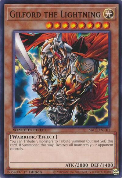 Gilford the Lightning (SBC2-ENC01) [Speed Duel: Battle City Finals]