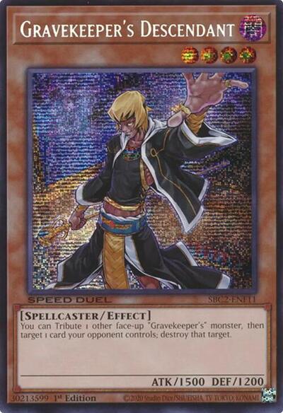 Gravekeeper's Descendant (PSR) (SBC2-ENF11) [Speed Duel: Battle City Finals]