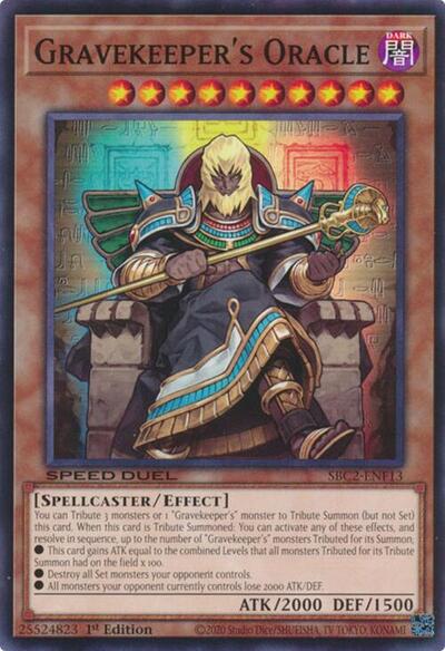 Gravekeeper's Oracle (SBC2-ENF13) [Speed Duel: Battle City Finals]