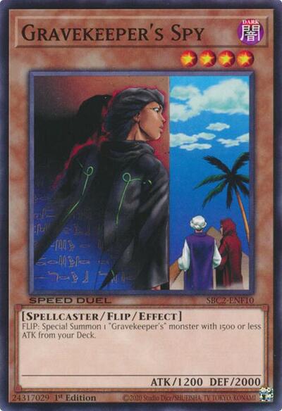 Gravekeeper's Spy (SBC2-ENF10) [Speed Duel: Battle City Finals]