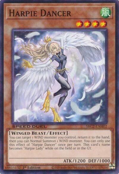 Harpie Dancer (SBC2-ENH02) [Speed Duel: Battle City Finals]