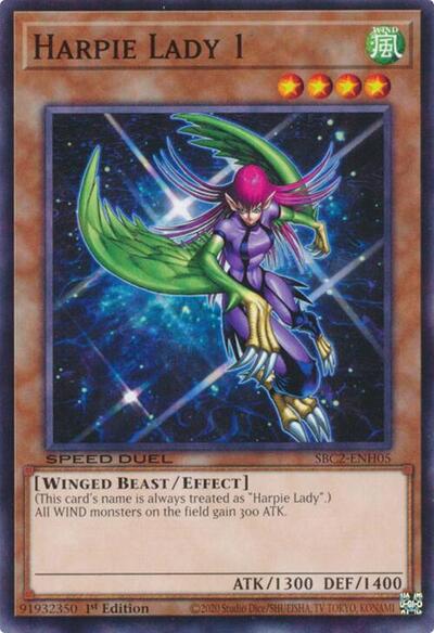 Harpie Lady 1 (SBC2-ENH05) [Speed Duel: Battle City Finals]