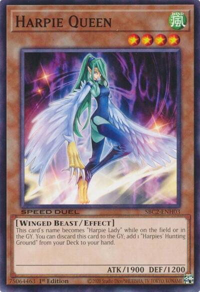 Harpie Queen (SBC2-ENH03) [Speed Duel: Battle City Finals]