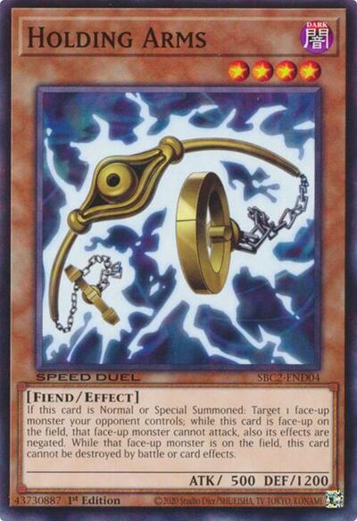 Holding Arms (SBC2-END04) [Speed Duel: Battle City Finals]