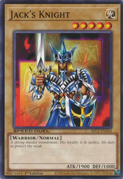 Jack's Knight (SBC2-ENA04) [Speed Duel: Battle City Finals]