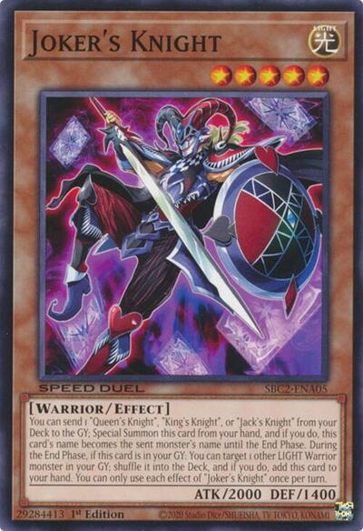 Joker's Knight (SBC2-ENA05) [Speed Duel: Battle City Finals]