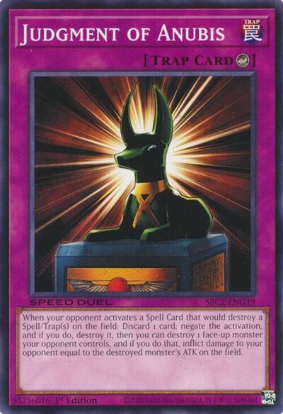 Judgment of Anubis (SBC2-ENG19) [Speed Duel: Battle City Finals]