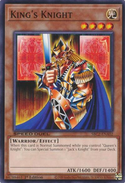 King's Knight (SBC2-ENA02) [Speed Duel: Battle City Finals]